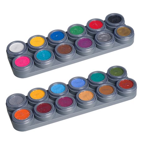 Water Make-up-Palette mit 24 Farben
