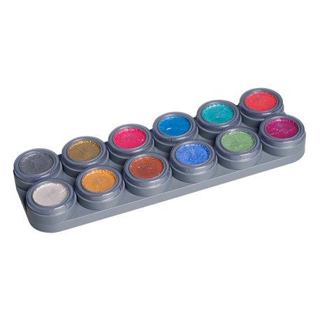 Pearl-Water Make-up-Palette mit 12 Farben