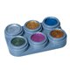 Metallic Water Make-up-Palette mit 6 Farben
