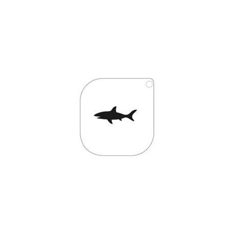 Schmink-Schablone Hai