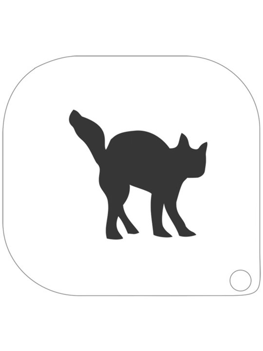 Schmink-Schablone Katze