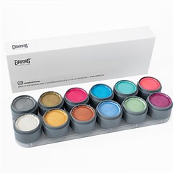 Water Make-up-Pearl-XL-Palette mit 12 Farben